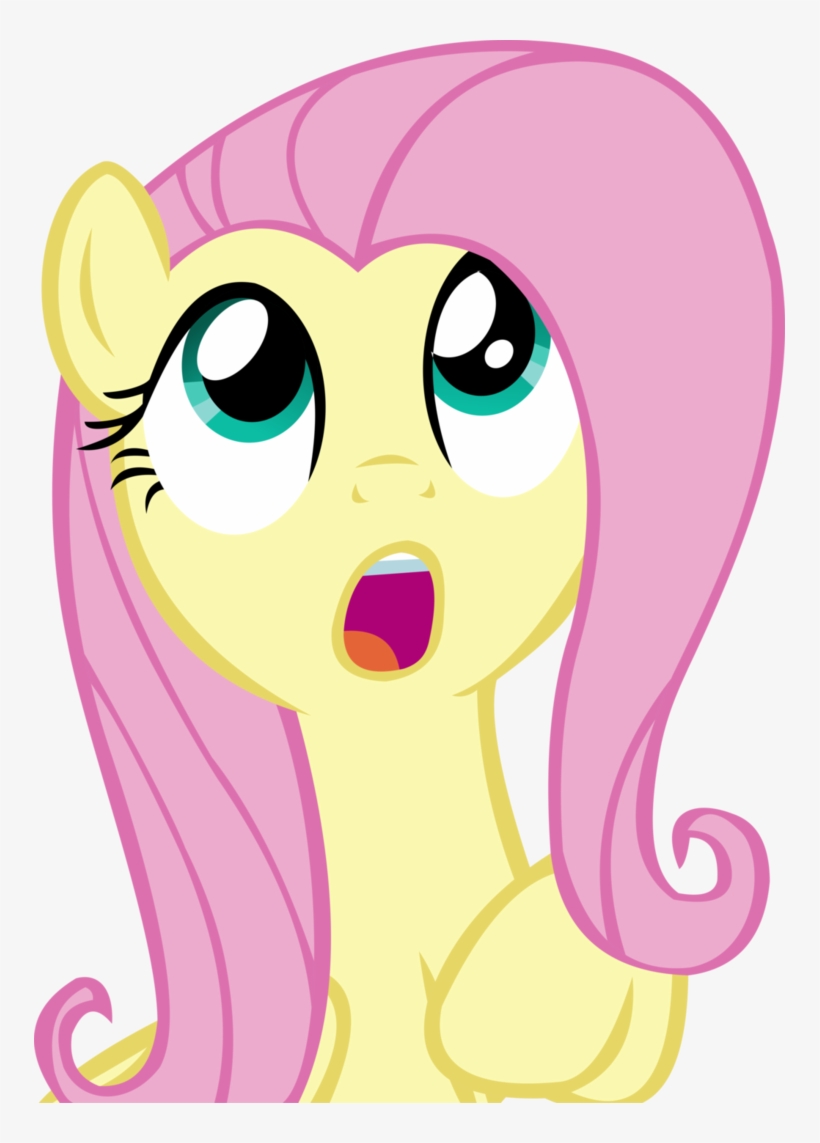 05 Amazed By Cyanlightning - Fluttershy, transparent png download
