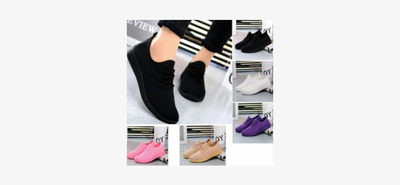Women's Sports Running Casual Shoes Fitness Gym Trainers, transparent png download