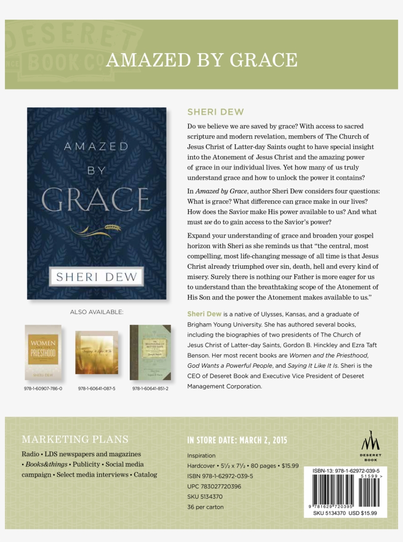 Amazed By Grace-march - Amazed By Grace [book], transparent png download