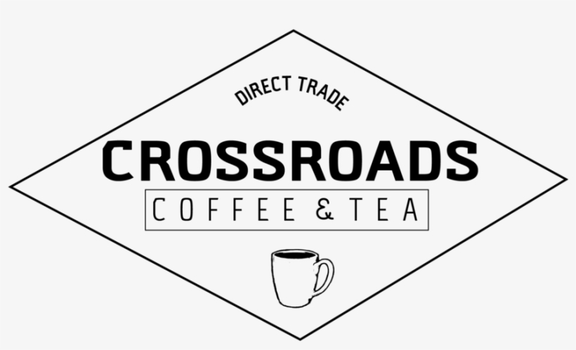 Crossroads Coffee And Tea Logo Black-01 - Tea, transparent png download