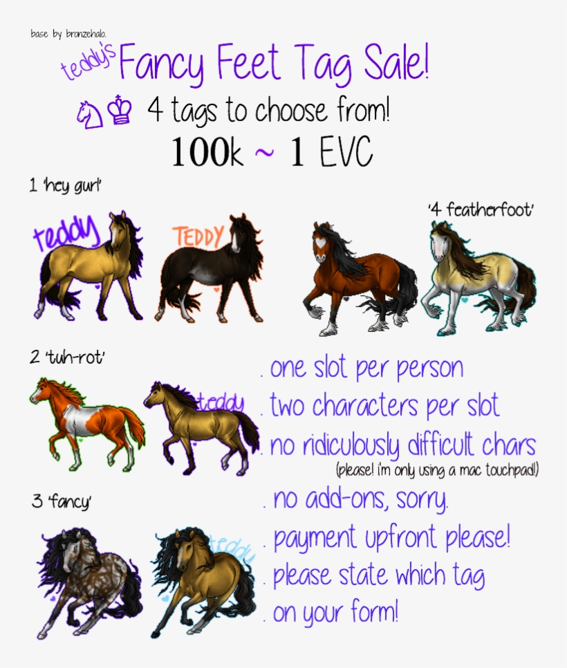 Fancy Feet Tag Sale - Mane, transparent png download