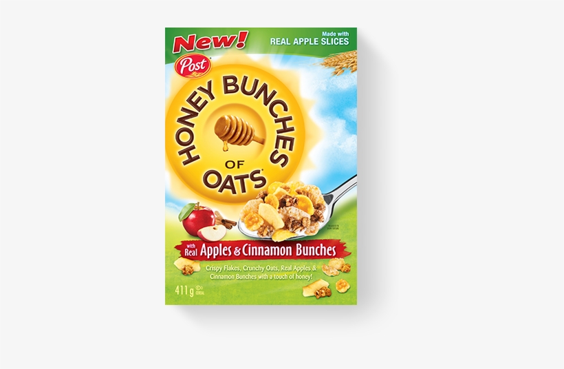 Honey Bunches Of Oats With Real Apples And Cinnamon - Post Honey Bunches Of Oats Honey Roasted, transparent png download
