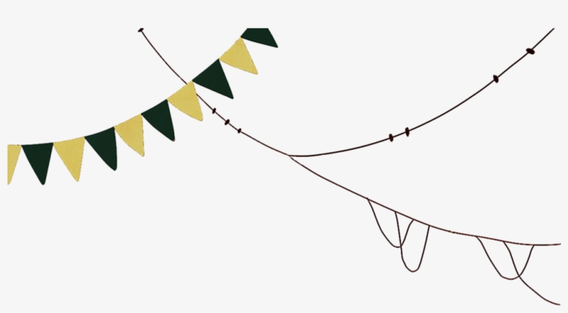 Guirnaldas Png - Flag Banner Yellow And Black Png, transparent png download