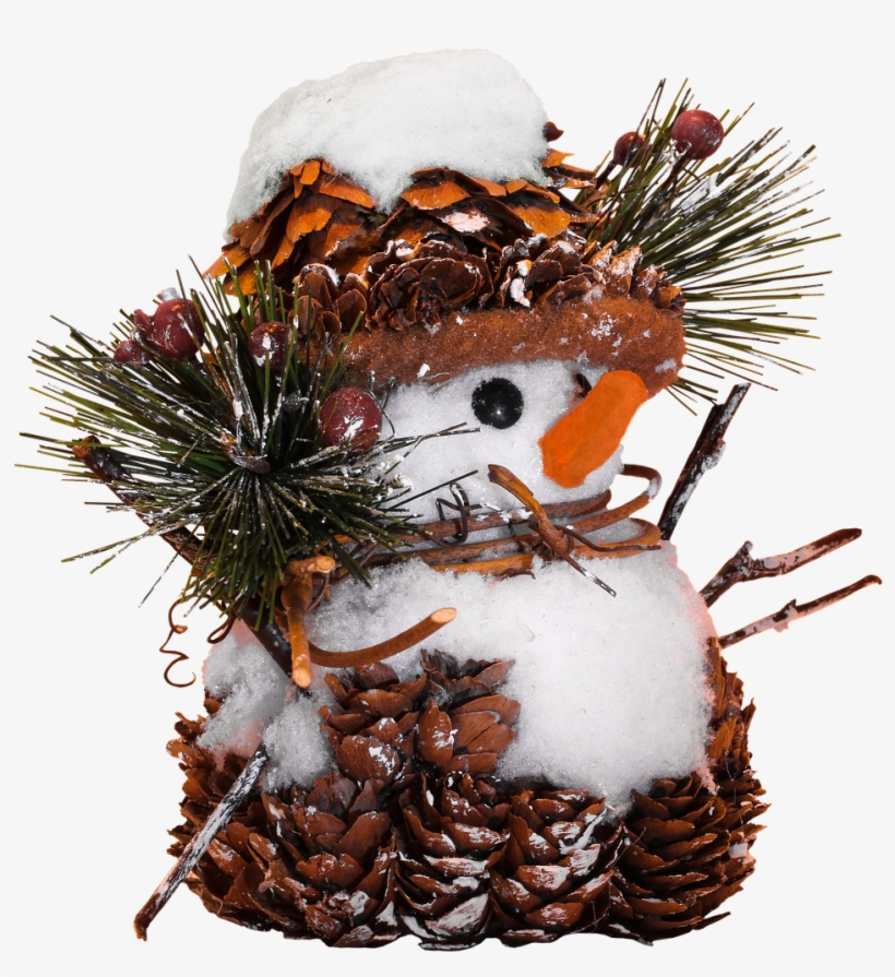 Winter Decoration Snow Man - Winterdekoration, transparent png download