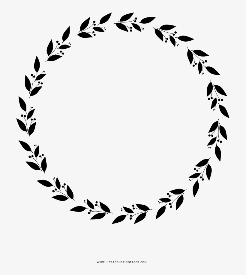 Dibujo De Guirnalda Para Colorear - Rubber Stamping, transparent png download