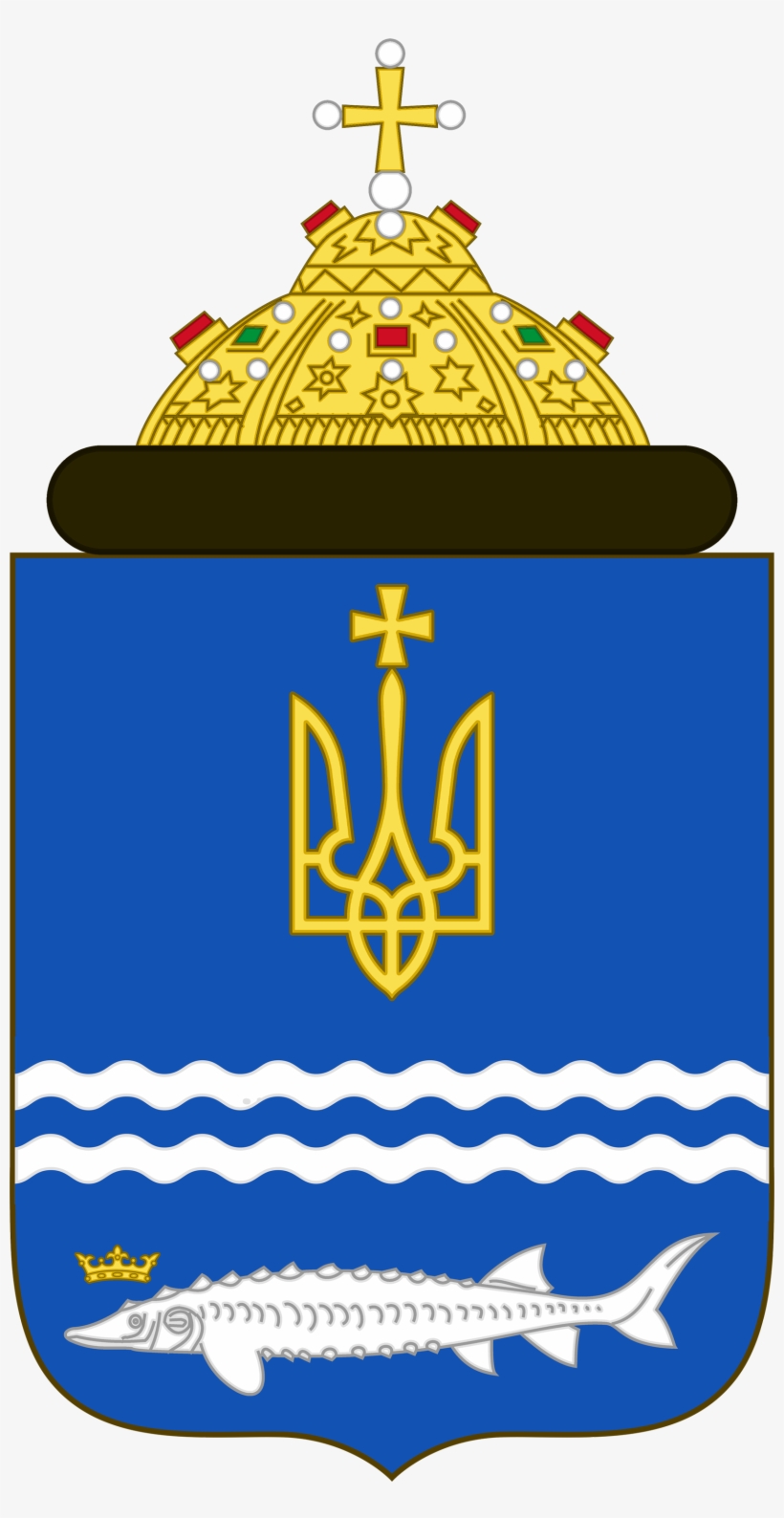 Ukraine Coat Of Arms Framed Tile, transparent png download