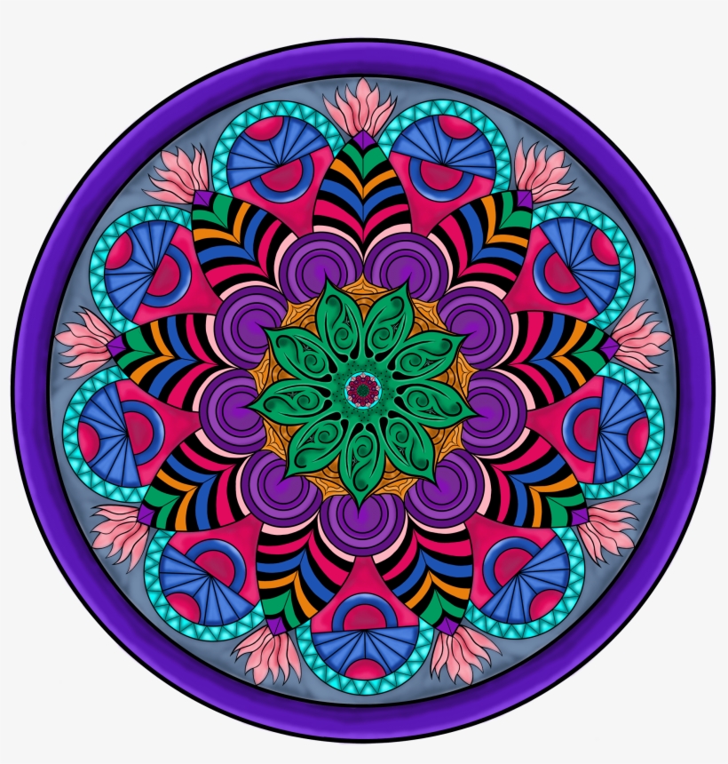 Zentangle/mandala Hybrid, Digital, - Smurfs Music, transparent png download