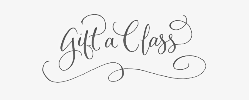 Classgift - Gift Calligraphy Png, transparent png download