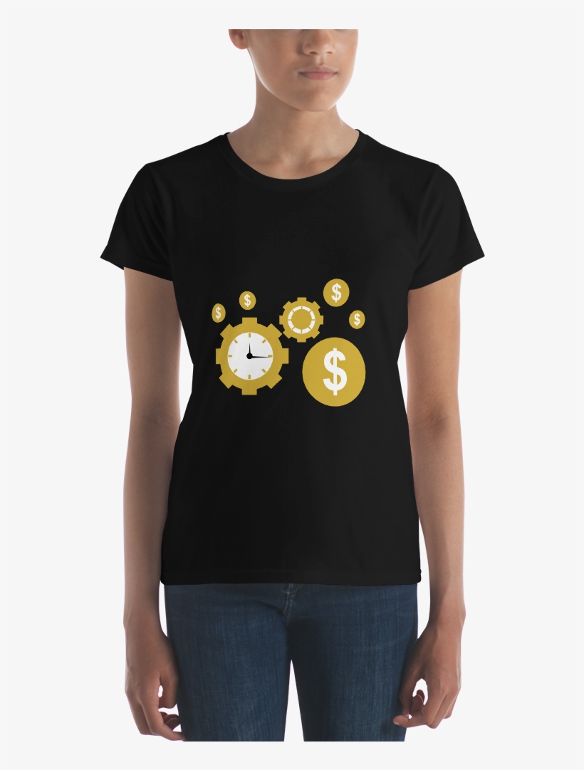 Time Is Money Women's Short Sleeve T-shirt - Nadie Me Ayuda En Esta Casa, transparent png download