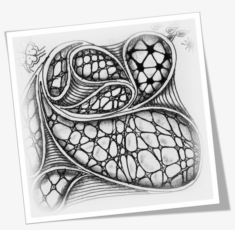 N Zeppel And Flux, Duotangles Diva's Challenge No - Doodle, transparent png download