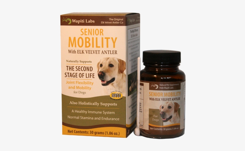 Elk Velvet Antler Senior Mobility Supplement For Dogs - Wapiti Labs Senior Mobility Joint Formula Dog Supplement,, transparent png download