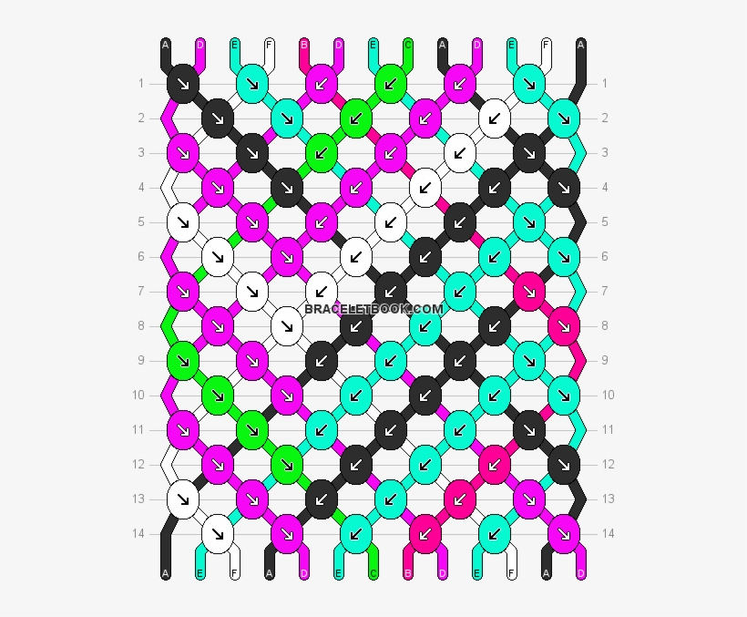 Normal Pattern - Comic Friendship Bracelet Patterns, transparent png download