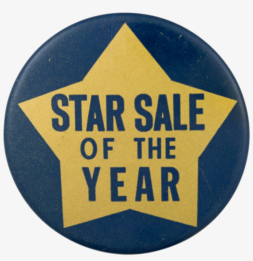 Star Sale Of The Year Event Button Museum - Circle, transparent png download