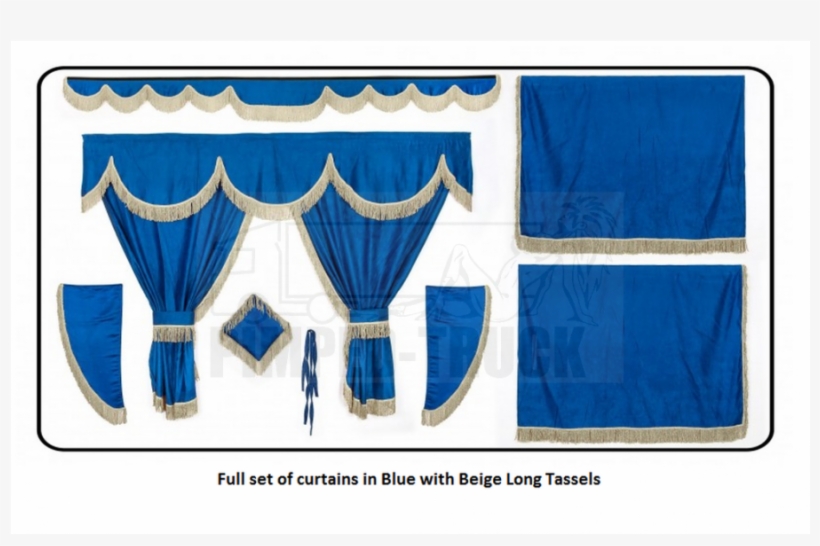 Truck Curtain Set With Long Tassels, transparent png download