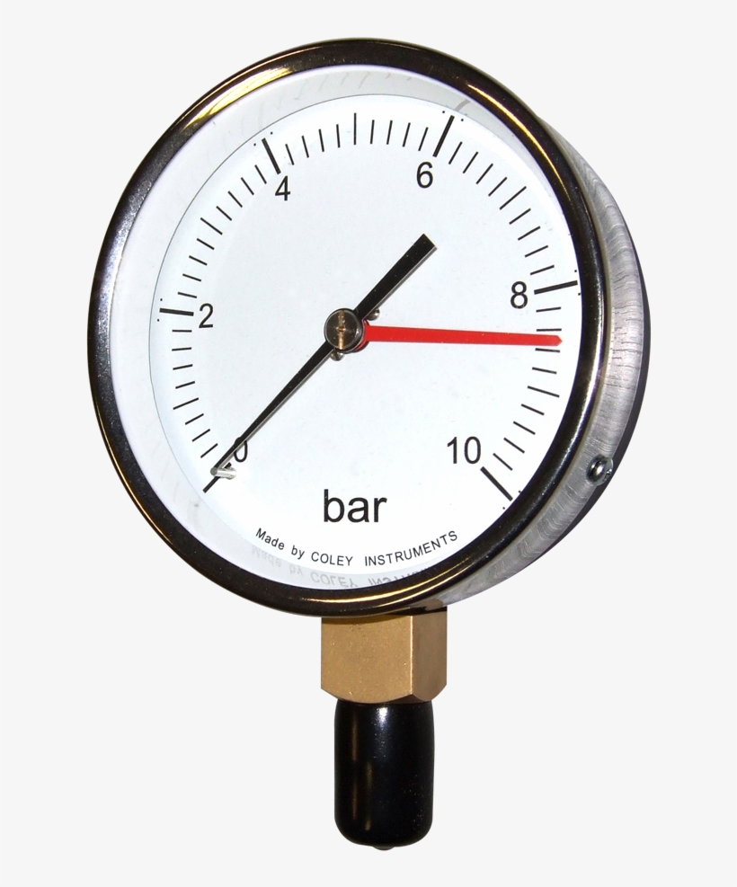 Stewart-buchanan Coley Hvac Pressure Gauge, 100mm Dial - Pressure Measurement, transparent png download