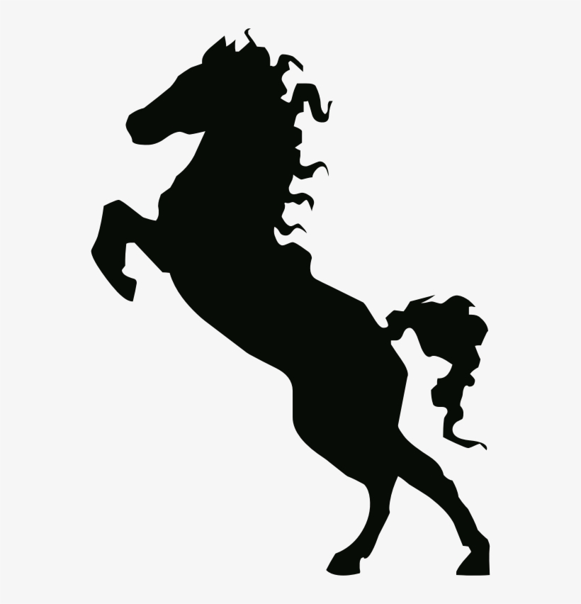 Animals Stallion Horse Animal Ride - Plastové Šablony Na Textil, transparent png download