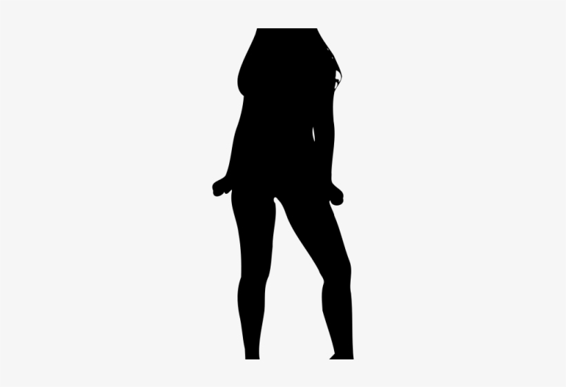 Silhouette Female Body - Clip Art, transparent png download