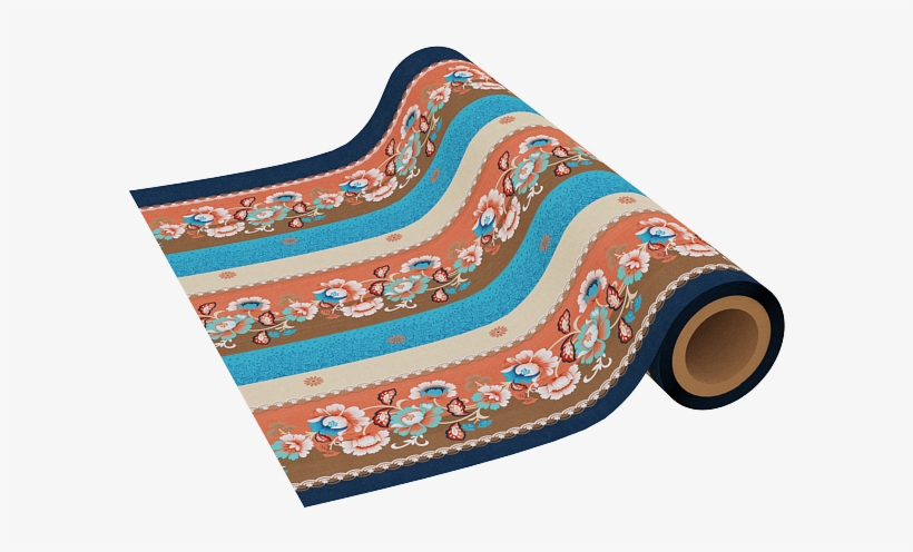 D# 4304 Blue Salonika Cotton Printed Fabric-150 Metre - Patchwork, transparent png download