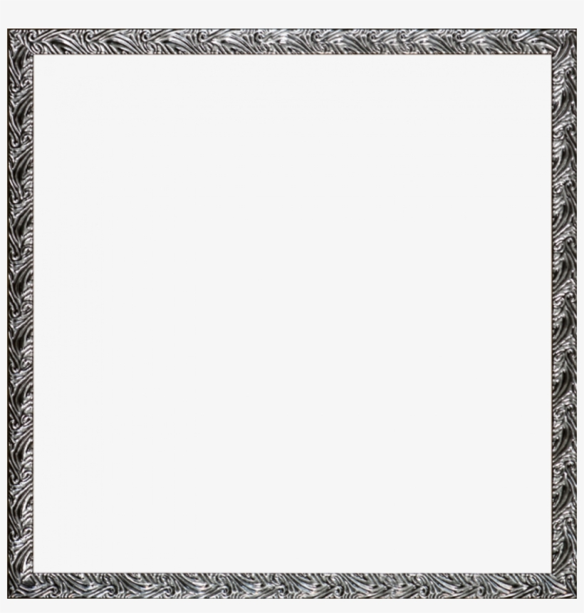 Ornate Silver Frame - Ornate Silver Frame 8"x10" Museum Frame, transparent png download