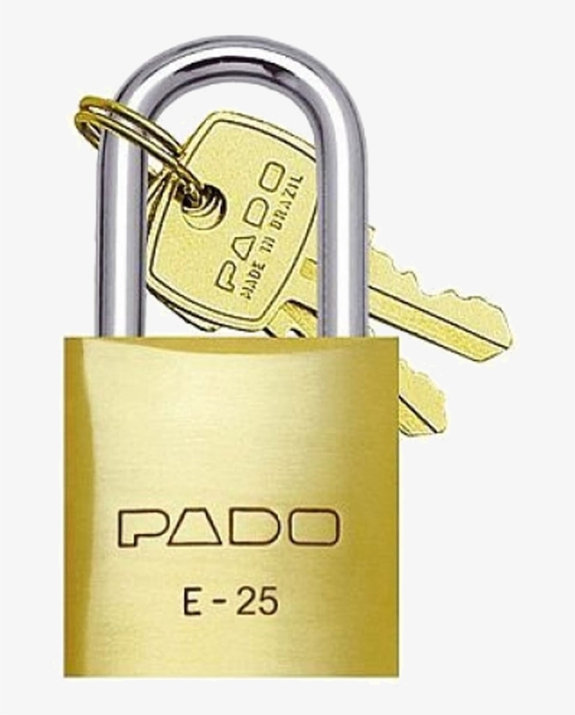 Cadeado Pado 25 Mm - Cadeado 25 Mm Pado, transparent png download