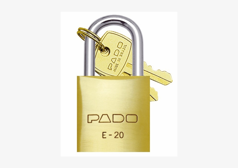 Cadeado Pado 20mm - Cadeado Latão 25mm Pado, transparent png download
