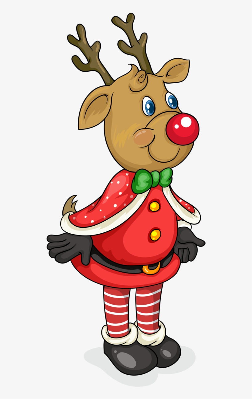 Cute Reindeer Sayings Png Cute Reindeer Sayings - Cute Santa, transparent png download