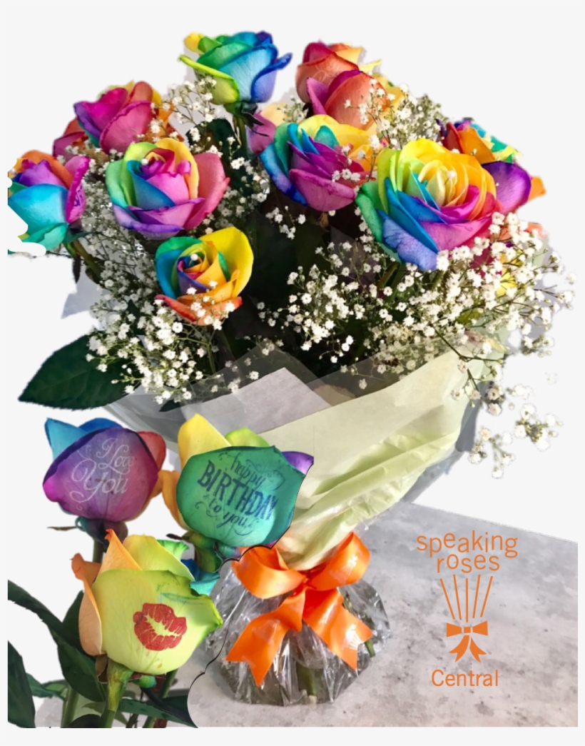 Roses Bouquet With Any Standard Phrase - Portable Network Graphics, transparent png download