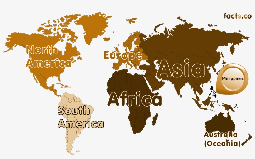 African Continent Just Like How Philippines, Korea, - Cuba In The World, transparent png download