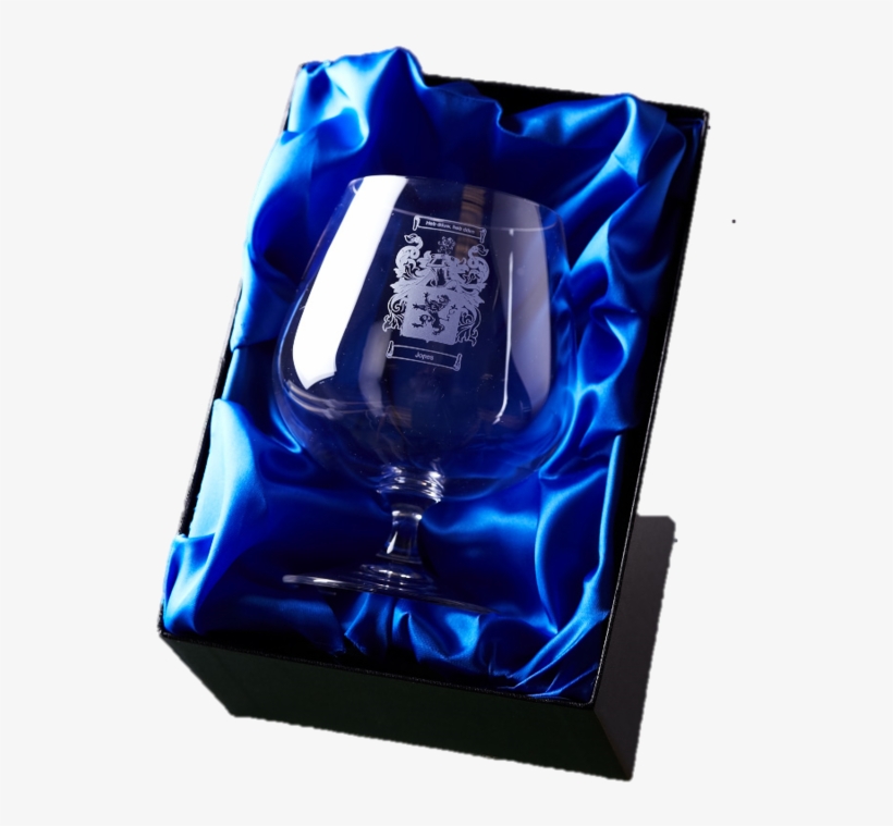 Large Brandy Balloon Personaliased With An Engraved - Coat Of Arms, transparent png download