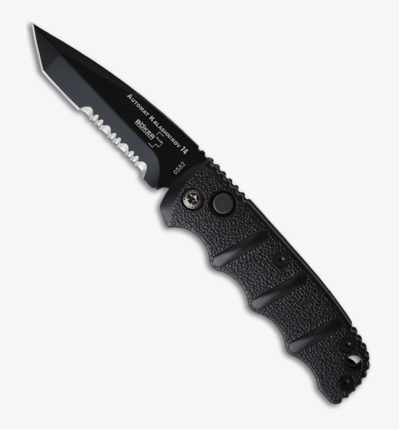 Boker Mini Kalashnikov - Boker Kalashnikov Tanto Automatic Knife, transparent png download