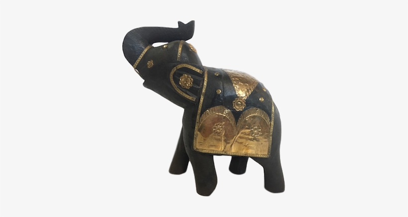 Wood Elephant Trunk Up - Saddle, transparent png download