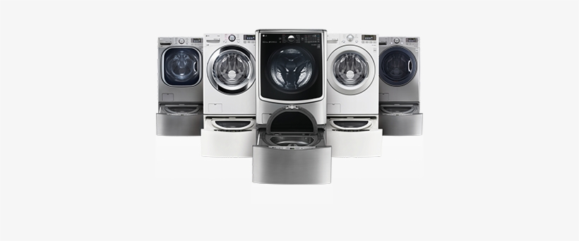See The Lg Sidekick™ In Action For Yourself - Lg Wm3670hwa Front Load Steam Washer & Dlex3370w, transparent png download