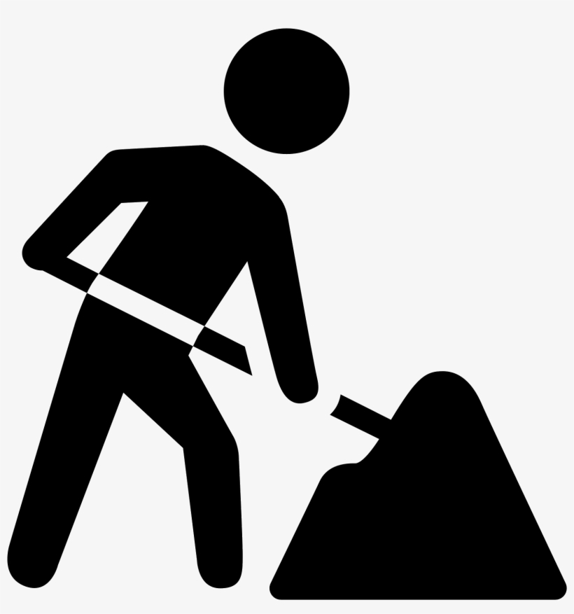Construction Filled Icon - Пиктограмма Рабочего, transparent png download