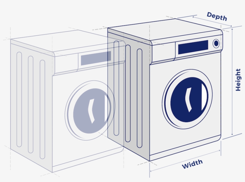 Washer And Dryer Washer And Dryer - Clothes Dryer, transparent png download