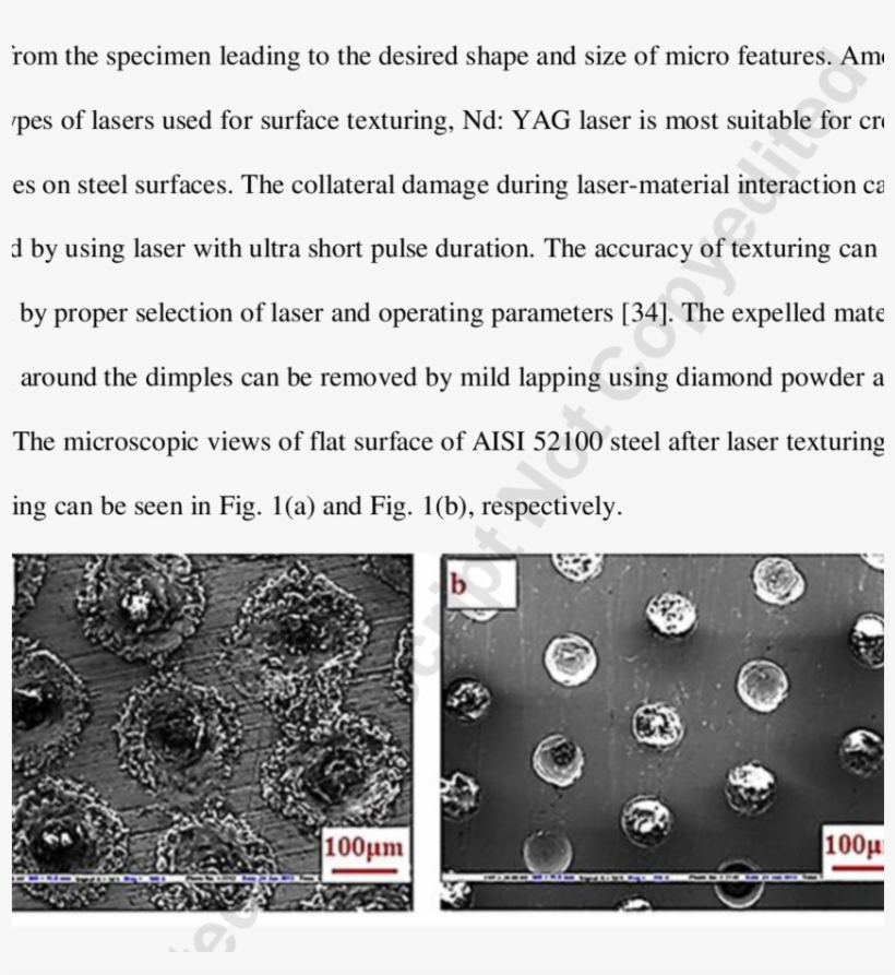 Surface Textures On Flat Surface Prepared Using Femto - Steel, transparent png download