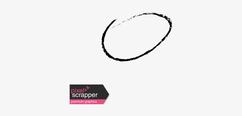 Circle Doodle Template - Digital Scrapbooking, transparent png download