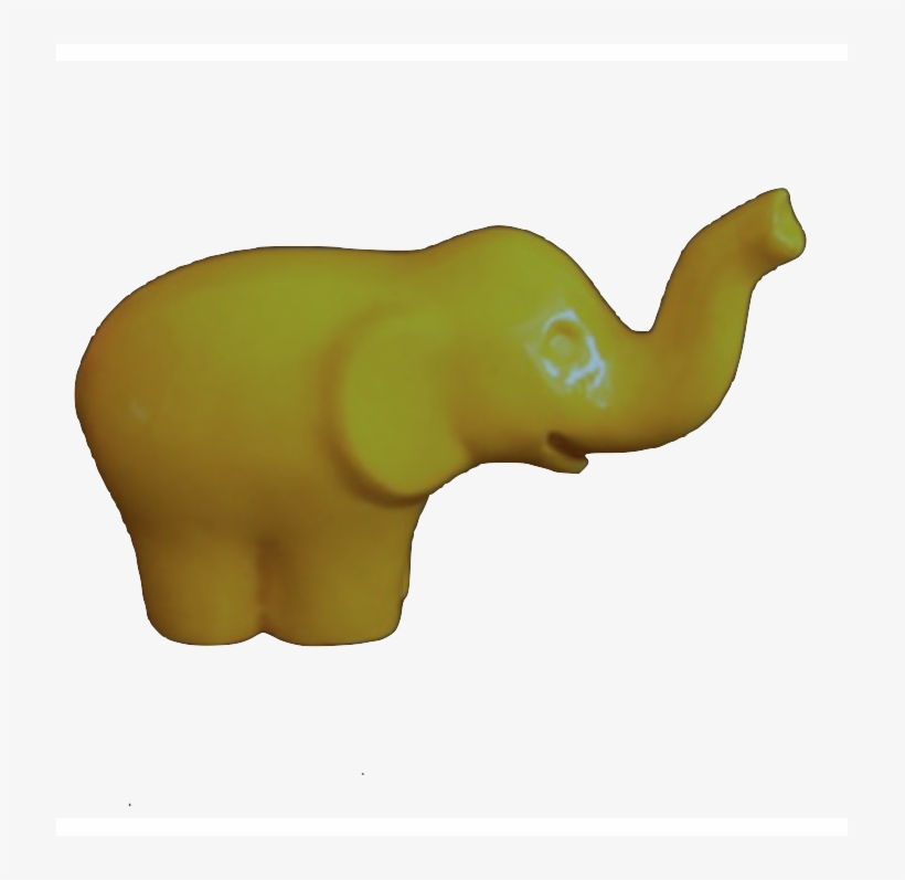 Jayav Art Sculpture Medium Sized Lacquered Elephant - Sculpture, transparent png download