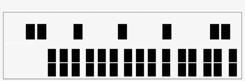 Scoreboard Can Show Time Or Pitch Count Instead Of - Monochrome, transparent png download