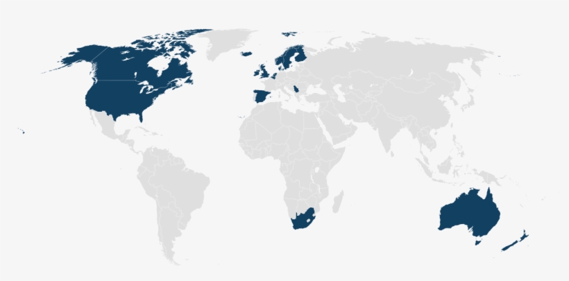 Eastenders World Map - Skin Cancer World Map, transparent png download