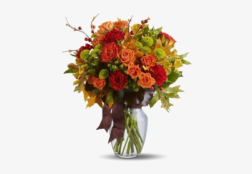 Bouquet Of Autumn Flowers Tube - Happy Birthday Modi Ji, transparent png download