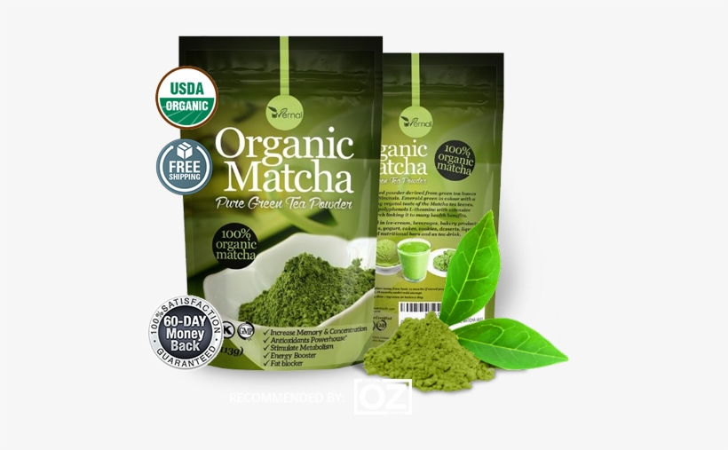 Organic Matcha Green Tea, transparent png download
