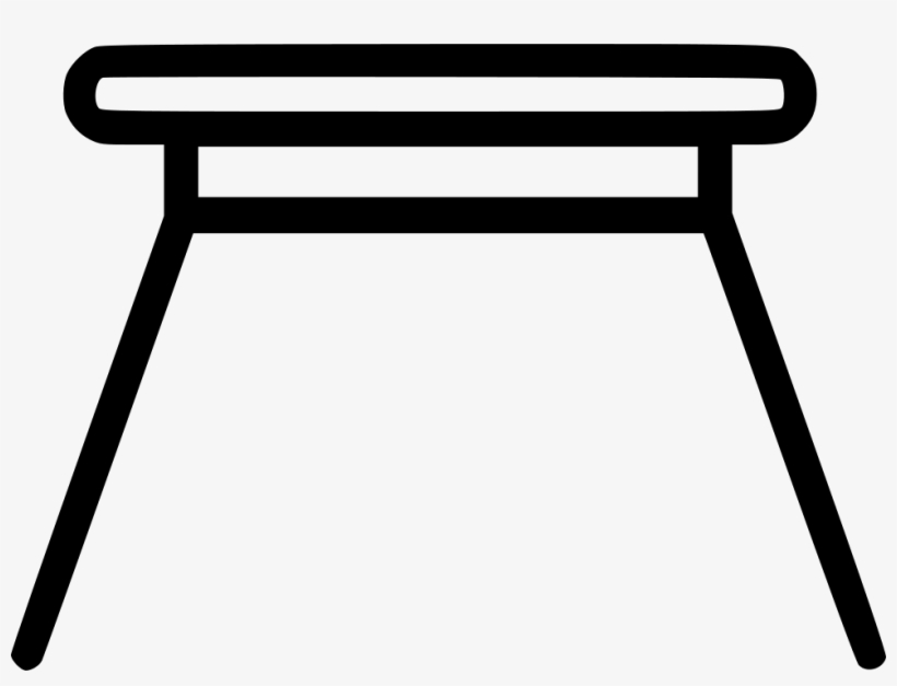 Table Sideview Small Furniture Home Comments - Table, transparent png download