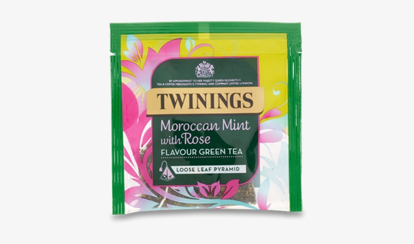 Moroccan Mint With Rose Flavour Green Tea Loose Leaf - Mint And Rose Tea, transparent png download