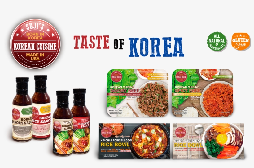Suji's Gluten-free Korean Food - Korean Food Products, transparent png download
