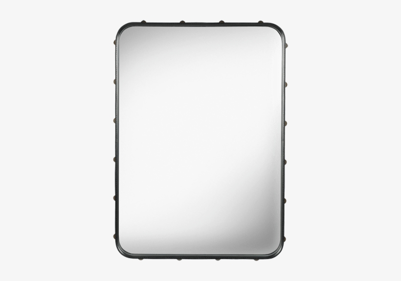 Espelho Retangular Adnet - Adnet Rectangular Mirror S - Brown/70x48cm, transparent png download