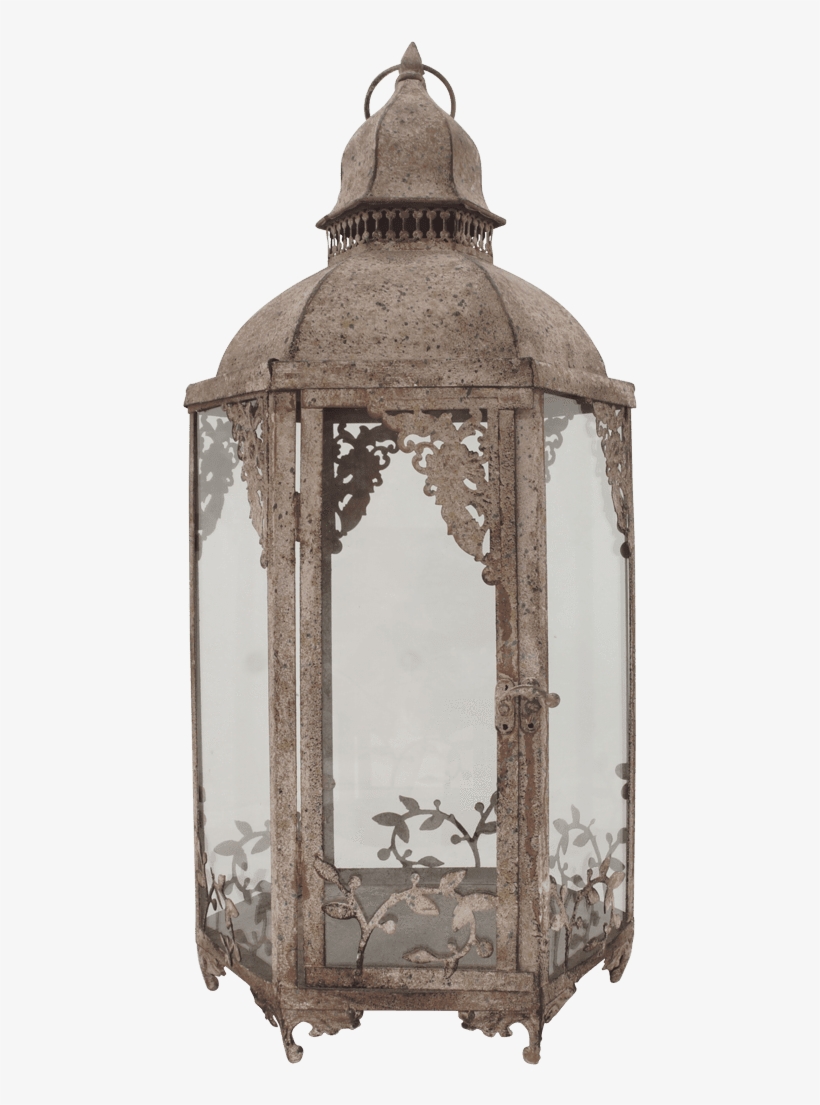 Lanoso Farol De Hierro Y Vidrio - Lantern, transparent png download