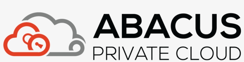 Horizontal 2 Color Dark Text Png Jpg - Abacus Private Cloud Logo, transparent png download