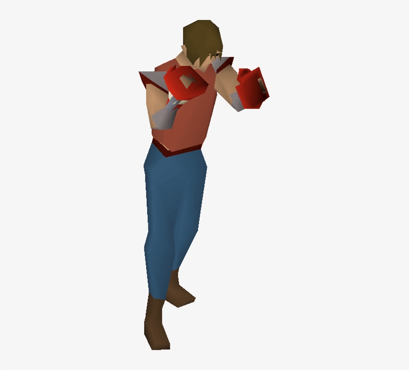 Red Boxing Gloves Equipped - Boxing, transparent png download