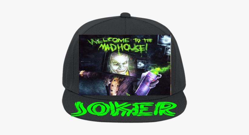 Flat Bill Fitted Hats 123 Batman Arkham Asylum Xbox 360 Used Transparent Png 428x400 Free Download On Nicepng