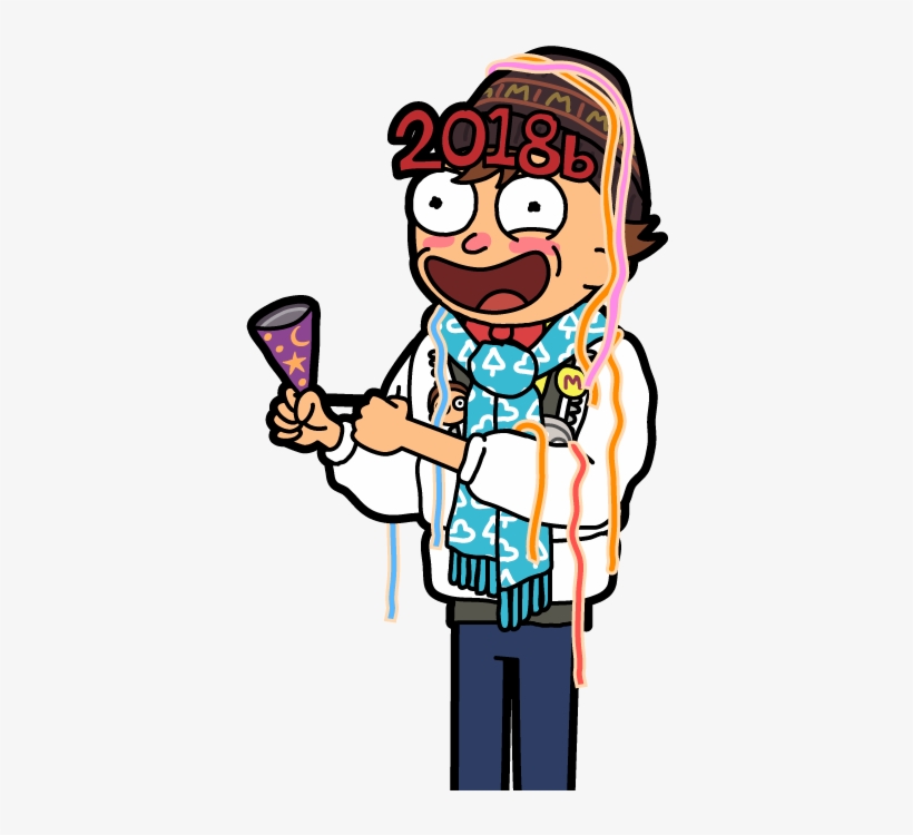 New Year's Morty, transparent png download